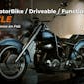 Classic MotorBike / Driveable / Functional (Classic MotorBike Vehicle 3D Model)