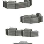 Reinforced Barricaded Walls - 1