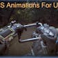 FPS Sci-FI Hands With Gatling (Animations)