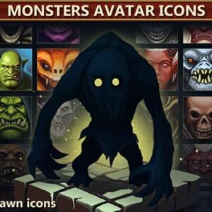 Monsters Avatar Icons