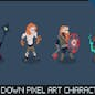 Pixel Art RPG Top Down Characters