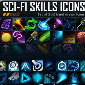 SciFi Skill Icon Pack