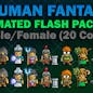Human Fantasy Animated Flash Pack