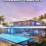Modern Villa Modular Kit (FAB Professional License Key)