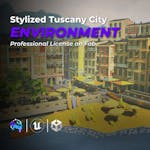 Stylized Tuscany Seaside