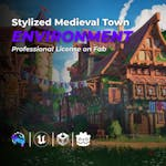 Stylized Medieval Town