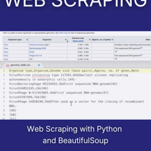Web Scraping with Python and BeautifulSoup