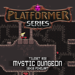 Platformer Series Mystic Dungeon Tileset 16x16 Pixelart