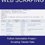 Python Automation Project - Scraping Tabular Data