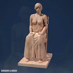 Commoner Woman Sitting: Townsfolk