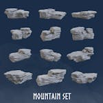 Mountain: Cliffs Set (6 Models)