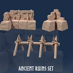 Ancient Ruins Set: Spikes & Ruines (3 Models)
