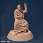 Sitting Man Pointing: Townsfolk