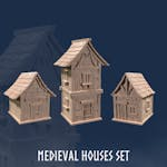 Medieval Houses Set