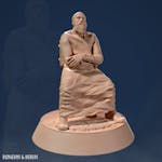 Sitting Man Arms Crossed: Townsfolk