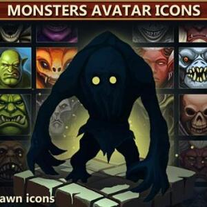 Monsters Avatar Icons