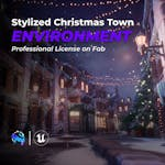 Stylized Christmas Town