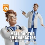 Doctor Cartoon Male Character