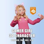 Gamer Girl White Woman