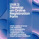 Unit 3: Build an Online Registration Form