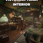 Victorian Train Interior Environment (FAB Professional License Key)
