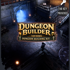 Dungeon Builder: Modular Top Down RPG Environment Kit (Unreal Engine)