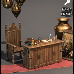 Medieval Furniture Props 