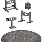 Town Square - Stocks & Pillory