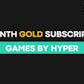 Hyper Gold Tier 3 month Subscription