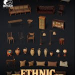 Ethnic Furniture Props Pack