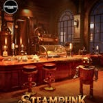 Steampunk Modular Cafe Environment