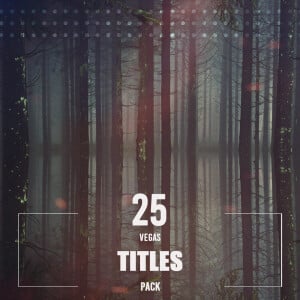 25 Vegas Animated Titles Pack