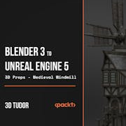 Blender to Unreal Engine 5 - 3D Props - Medieval Windmill