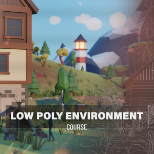 Low Poly Environment Scene Course