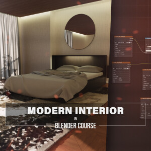 Modern Interior in Blender Course
