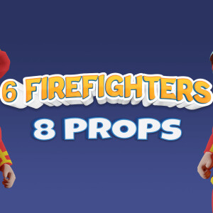 Firefighters with Props