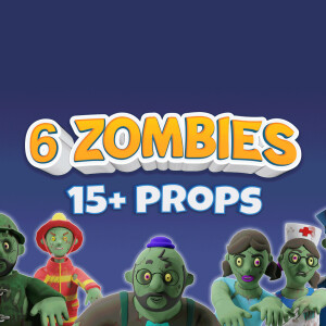 6 Toon Zombies