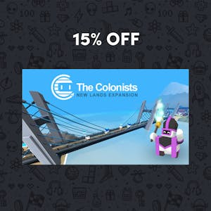 15% off COUPON: The Colonists - New Lands DLC
