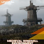 Medieval Windmill with interiors