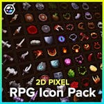 2D Pixel RPG Icon Pack