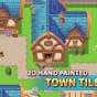 2D Hand Painted Town Tileset