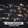 Sci-Fi Weapons Low Poly Pack
