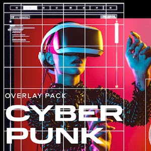 Movavi Video Editor 2023 - Cyberpunk Overlay Pack