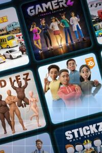 ThreeDee Character Creator & 3D Asset Bundle