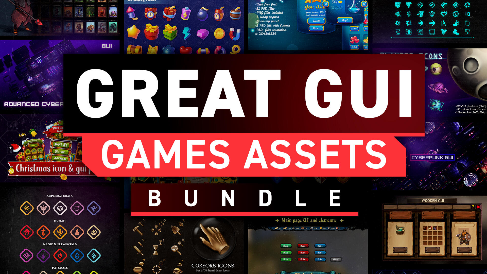 Great GUI Games Assets Bundle | XXLGamer.de