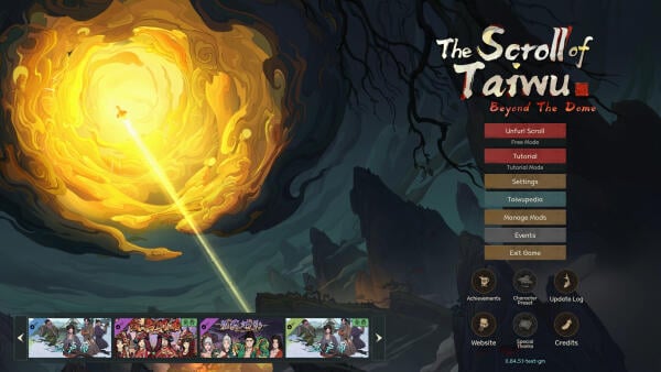 The Scroll of Taiwu : Beyond The Dome