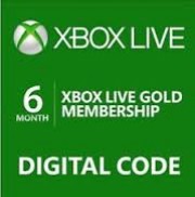 Xbox Live Gold Membership Card 6 Month