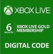 Xbox live gold 6 month digital on sale code