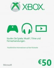 Xbox LIVE Gift Card 50 EUR 