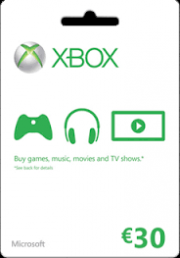 Xbox LIVE Gift Card 30 EUR 